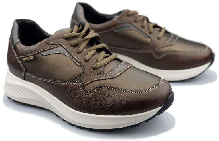 Mephisto KARIN Dames sneaker - Brons - Leer